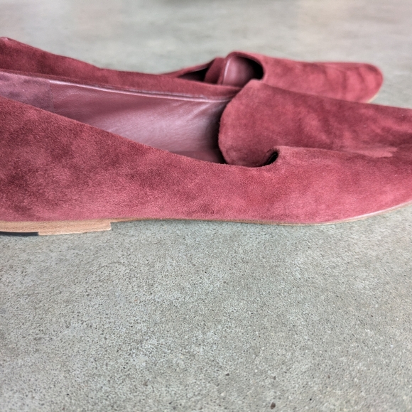 Vince red suede flats - Picture 5 of 5